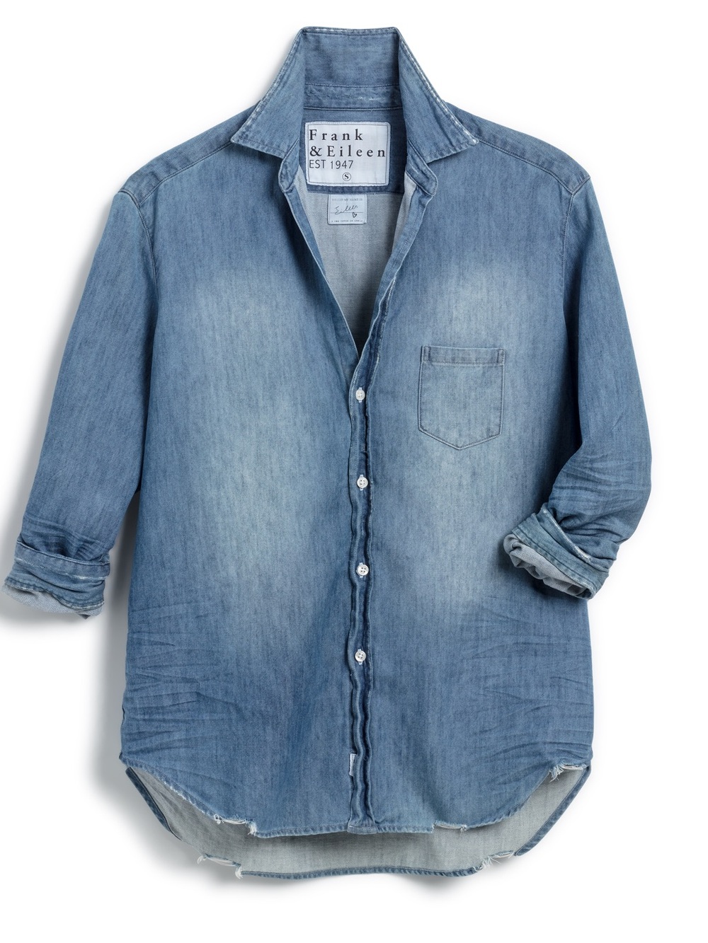 Frank & Eileen - Eileen in Distressed Vintage Wash size S - Picture 2 of 12